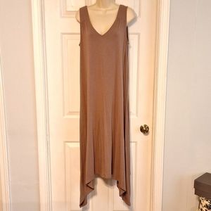 Anybody tank top dress with criss cross straps and sharkbite hem